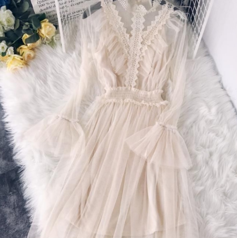 Lace Cocktail Dress Set- YesStyle (Lucuna)